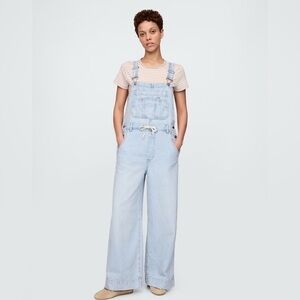 Gap Ultrasoft Denim Baggy Oversized streetwear Festival Jeans Overalls NWT L